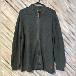No 99 Wayne Gretzky Collection Full-Zip Textured  Pattern Knit Sweater